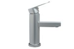 Baterie lavoar pipa fixa gri Mat aluminiu TRENDY S, 9297, trendysanitary.ro