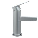 Baterie lavoar pipa fixa gri Mat aluminiu TRENDY S, 4712, trendysanitary.ro