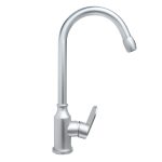 Baterie lebada montare chiuveta bucatarie  aluminiu gri Mat TRENDY S, 3052, trendysanitary.ro