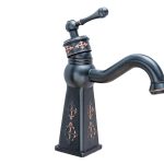 Baterie lavoar, TRENDY S, montare chiuveta baie retro dark antichizat, 5970, trendysanitary.ro