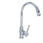 Baterie lebada montare chiuveta bucatarie crom lucios TRENDY S, 1752, trendysanitary.ro