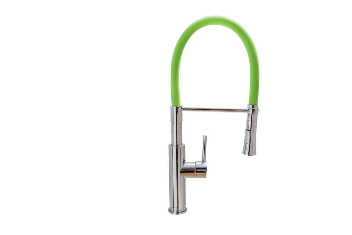 Baterie bucatarie lebada pipa flexibila  color TRENDY S, 6619, trendysanitary.ro