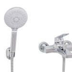 Baterie cada, TRENDY S, pipa fixa, alama, croMat lucios, 228, trendysanitary.ro