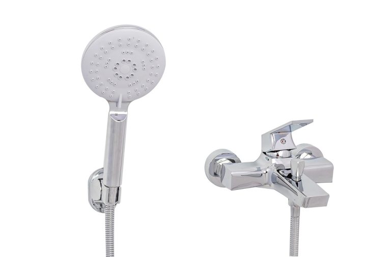 Baterie cada, TRENDY S, pipa fixa, alama, croMat lucios, 6651, trendysanitary.ro