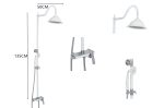 Coloana dus 3 functii TRENDY S, 3423, trendysanitary.ro