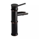 Baterie Lavoar Înălțime Medie – Stil Bambus Negru Antichizat TRENDY’S, 8075, trendysanitary.ro