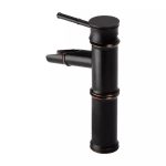 Baterie Lavoar Înălțime Medie – Stil Bambus Negru Antichizat TRENDY’S, 2928, trendysanitary.ro