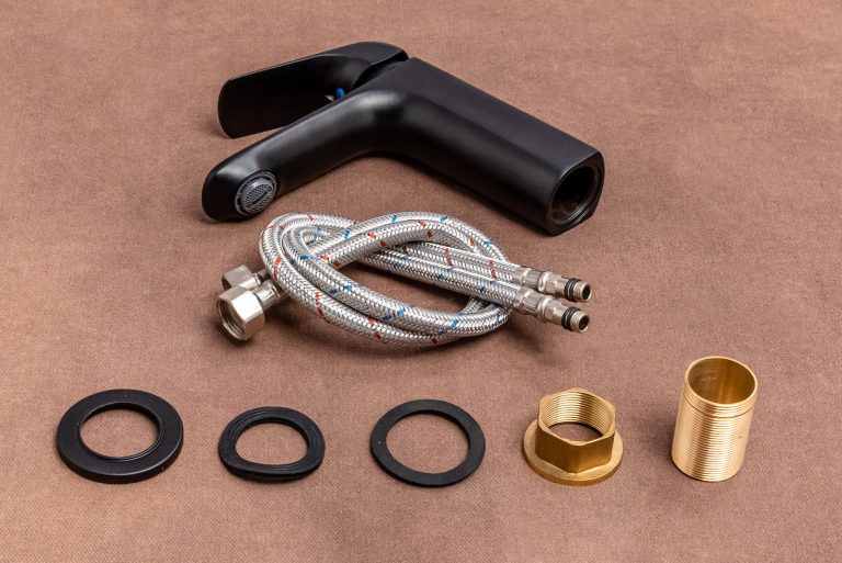 Baterie lavoar montare chiuveta baie negru Mat TRENDY S, 1187, trendysanitary.ro