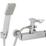 Baterie cada prindere perete design rectangular  TRENDY S, 3240, trendysanitary.ro