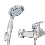 Baterie cabină duș TRENDY’S, montare pe perete, finisaj crom lucios, 6632, trendysanitary.ro