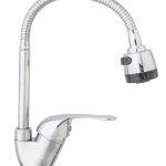 Baterie bucătărie cu pipă flexibilă, perlator 2 funcții, crom lucios – TRENDY’S, 6571, trendysanitary.ro