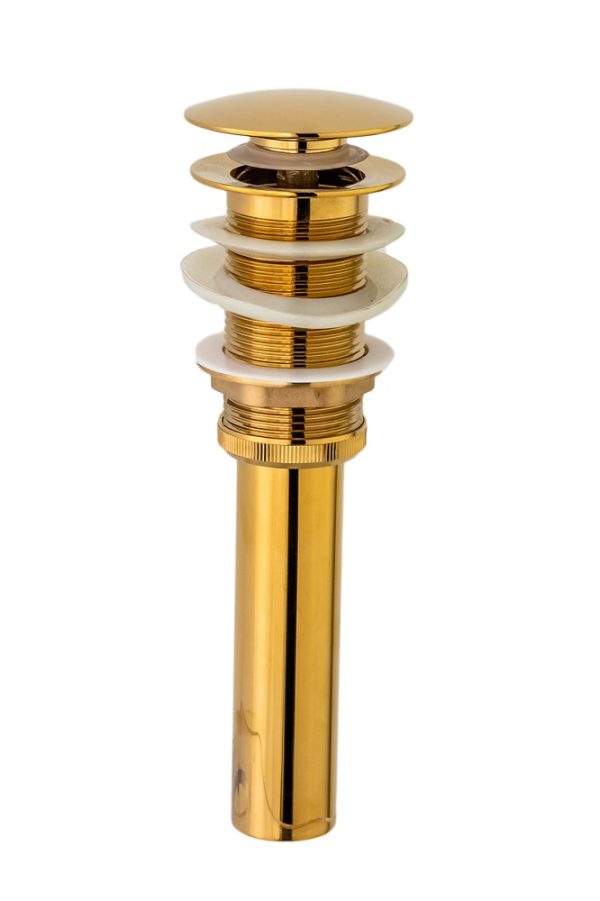 Ventil evacuare lavoar , fara prea plin gold  TRENDY S, 6958, trendysanitary.ro