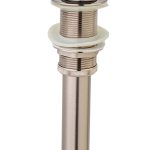 Ventil evacuare lavoar , fara prea plin inox satinat  TRENDY S, 5376, trendysanitary.ro