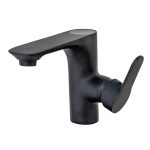 Baterie lavoar montare chiuveta  baie  , cu afisaj digital temperatura apa , negru Mat  TRENDY S, 3956, trendysanitary.ro