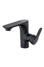 Baterie lavoar montare chiuveta  baie  , cu afisaj digital temperatura apa , negru Mat  TRENDY S, 4483, trendysanitary.ro