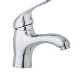 Baterie lavoar baie, pipă fixă, crom lucios – TRENDY’S, 4605, trendysanitary.ro