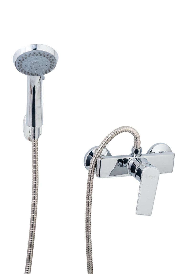 Baterie cabina dus , slim , crom lucios TRENDY S, 2828, trendysanitary.ro
