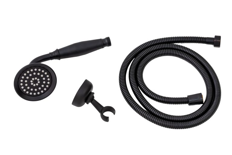 Set dus , negru Mat , cu para ,furtun si suport dus TRENDY S, 2241, trendysanitary.ro