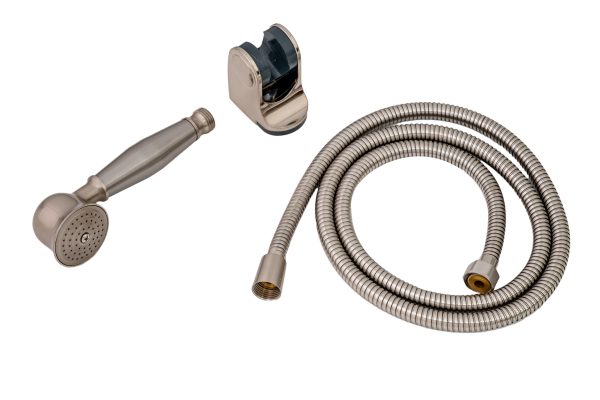 Set dus , para,furtun si suport pentru dus , inox satinat  TRENDY S, 3781, trendysanitary.ro