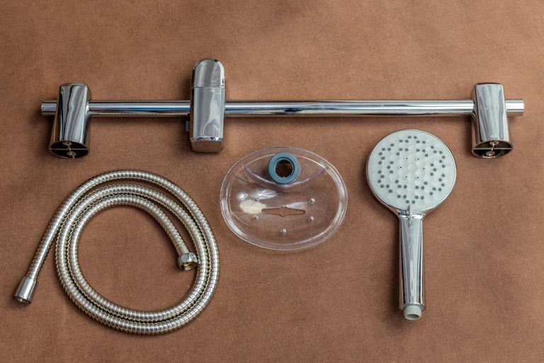 Set bara dus , cu furtun si para fixare perete crom lucios TRENDY S, 6272, trendysanitary.ro