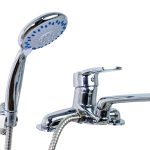 Baterie stativa de cada , cu doua intrari ,monocomanda TRENDY S, 6683, trendysanitary.ro