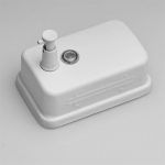 Dispenser sapun lichid alb Mat ,capacitate 500 ml TRENDY S, 7861, trendysanitary.ro