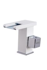 Baterie lavoar, montare chiuveta baie, tip cascada, cu led, 8364, trendysanitary.ro