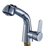 Baterie lavoar, para de dus extractabila , crom lucios TRENDY S, 8082, trendysanitary.ro