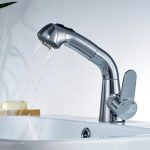 Baterie lavoar, para de dus extractabila , crom lucios TRENDY S, 8969, trendysanitary.ro