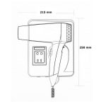 Uscator par,TRENDY, S, tip hotelier profesional, 3872, trendysanitary.ro