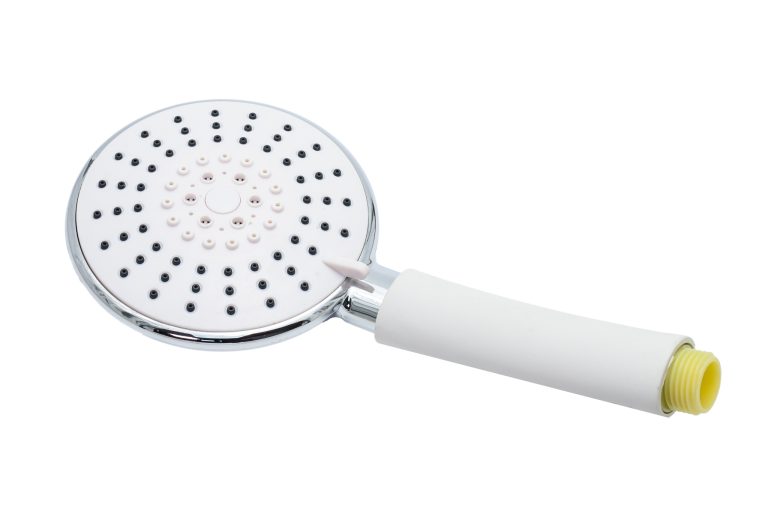 Para de dus,TRENDY S, cu patru functii, maner din silicon ,white-crom, 5931, trendysanitary.ro