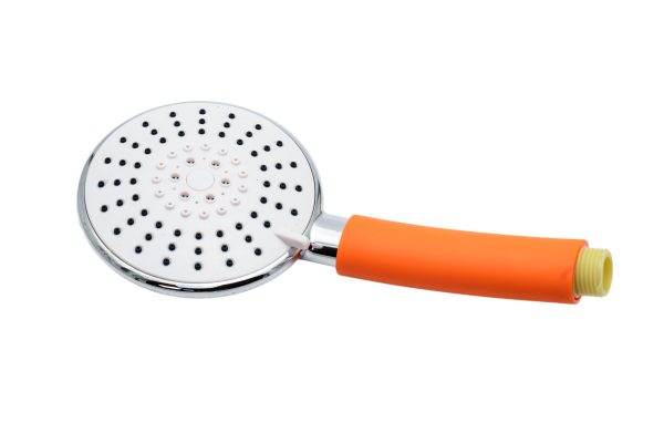 Para de dus,TRENDY S, cu patru functii, maner din silicon,portocaliu, 7806, trendysanitary.ro