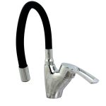 Baterie bucatarie , tip lebada , pipa flexibila neagra , TRENDY S, 958, trendysanitary.ro