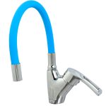 Baterie bucatarie , tip lebada , pipa flexibila blue  , TRENDY S, 4722, trendysanitary.ro