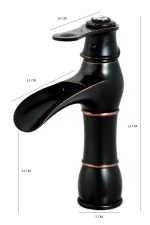 Baterie lavoar TRENDY S, montare chiuveta baie, tip cascada, 7790, trendysanitary.ro