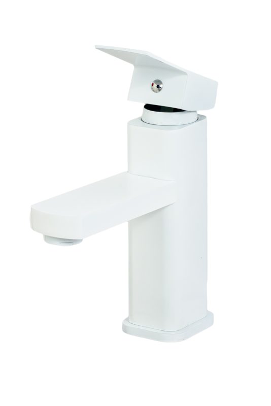 Baterii chiuveta baie, Baterie bideu TRENDY’S alb mat, trendysanitary.ro