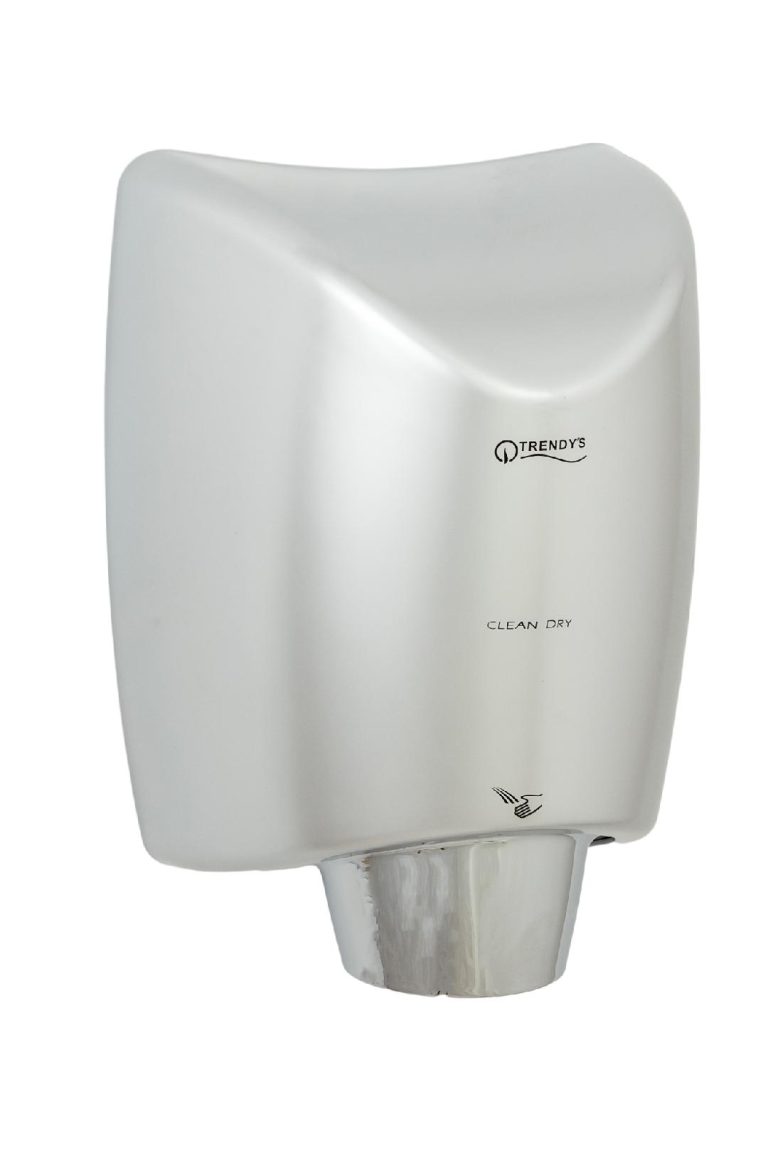 Uscatoare de maini, Uscator senzor TRENDY’S 1100w carcasa plastic fiabil consum redus, GRI Mat, trendysanitary.ro