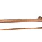 Etajera baie TRENDY’S pentru depozitare prosoape, Jade Rose-Gold, montare pe perete, 4328, trendysanitary.ro