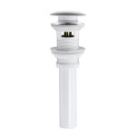 Ventil evacuare lavoar , fara prea plin alb Mat ,TRENDY’S, 7575, trendysanitary.ro