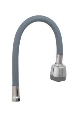 Pipa baterie lebada , flexibila, gri  ,perlator cu doua functii ,TRENDY’S, 1532, trendysanitary.ro