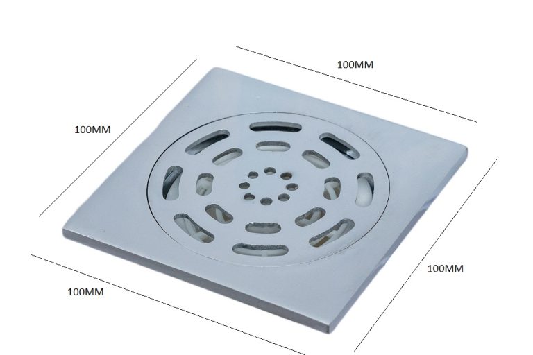 Sifon pardoseala 10×10, gratar inox, 106, trendysanitary.ro