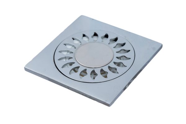 Sifon pardoseala , TRENDY’S, 10×10 cm , inox, 2131, trendysanitary.ro