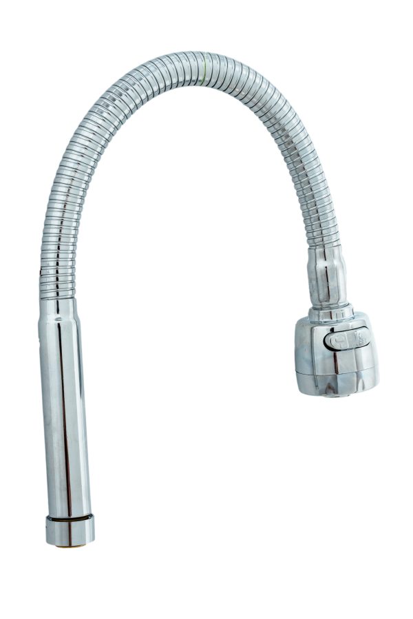 Pipa baterie lebada, TRENDY’S, perlator cu doua functii , crom lucios, 6653, trendysanitary.ro