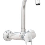 Baterie bucatarie, tip lebada, prindere pe perete , crom, 6088, trendysanitary.ro