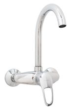 Baterie bucatarie, tip lebada, prindere pe perete , crom, 4850, trendysanitary.ro