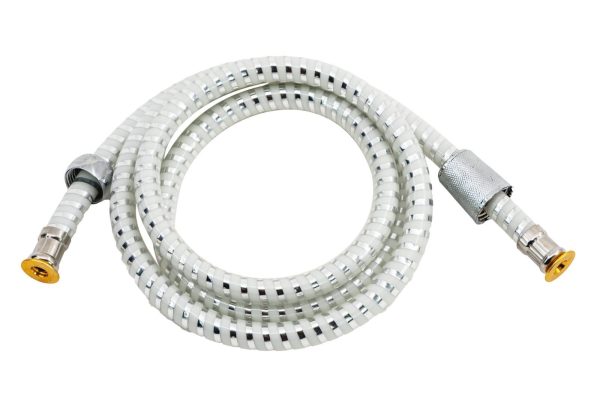 Furtun dus silicon ,TRENDY’S, 1.5 M alb, 3418, trendysanitary.ro