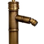 Baterie bideu TRENDY’S, bronz antichizat cu broderie, 5159, trendysanitary.ro