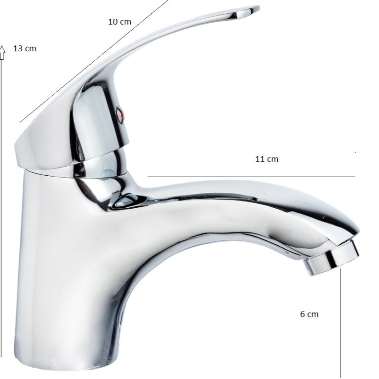 Baterie lavoar HANBA , montare lavoar , crom lucios, 2760, trendysanitary.ro