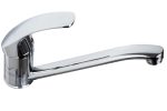 Baterie bucatarie HANBA, pipa lunga mobila crom lucios, 9002, trendysanitary.ro