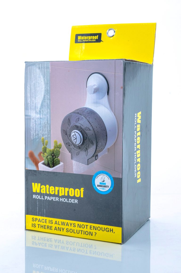 Suport rola hartie igienica TRENDY’S , prindere ventuza, 6562, trendysanitary.ro